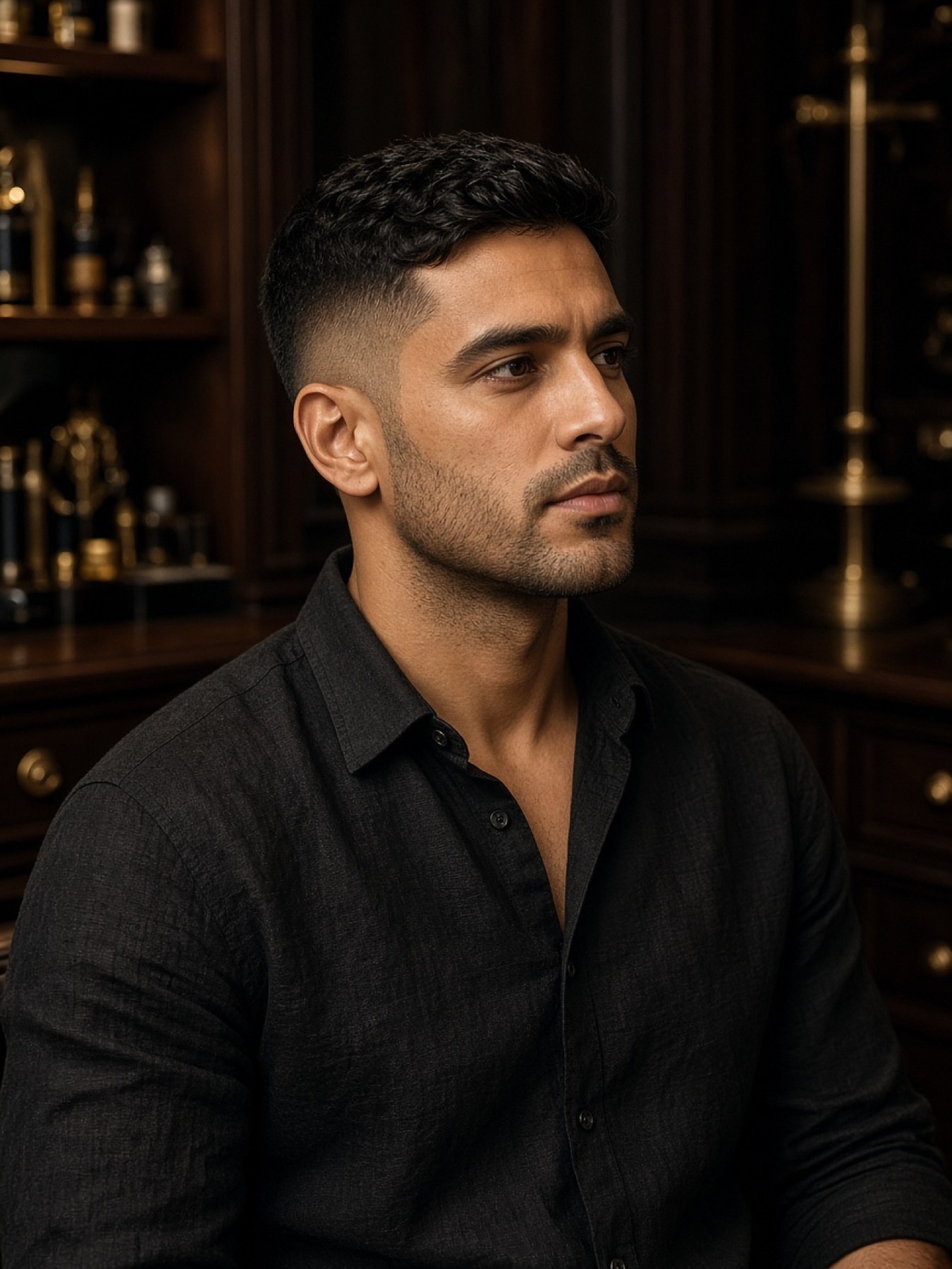 Sample portrait of master barber Adrian Shah