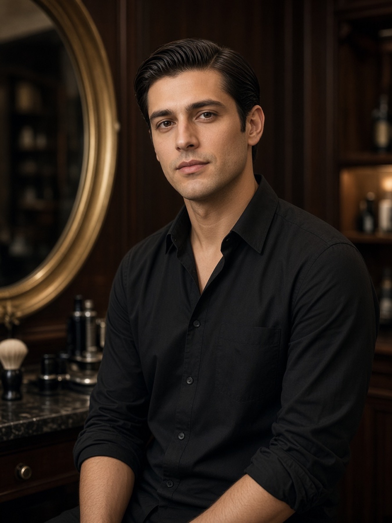 Sample portrait of classic cutter Luca Rahman