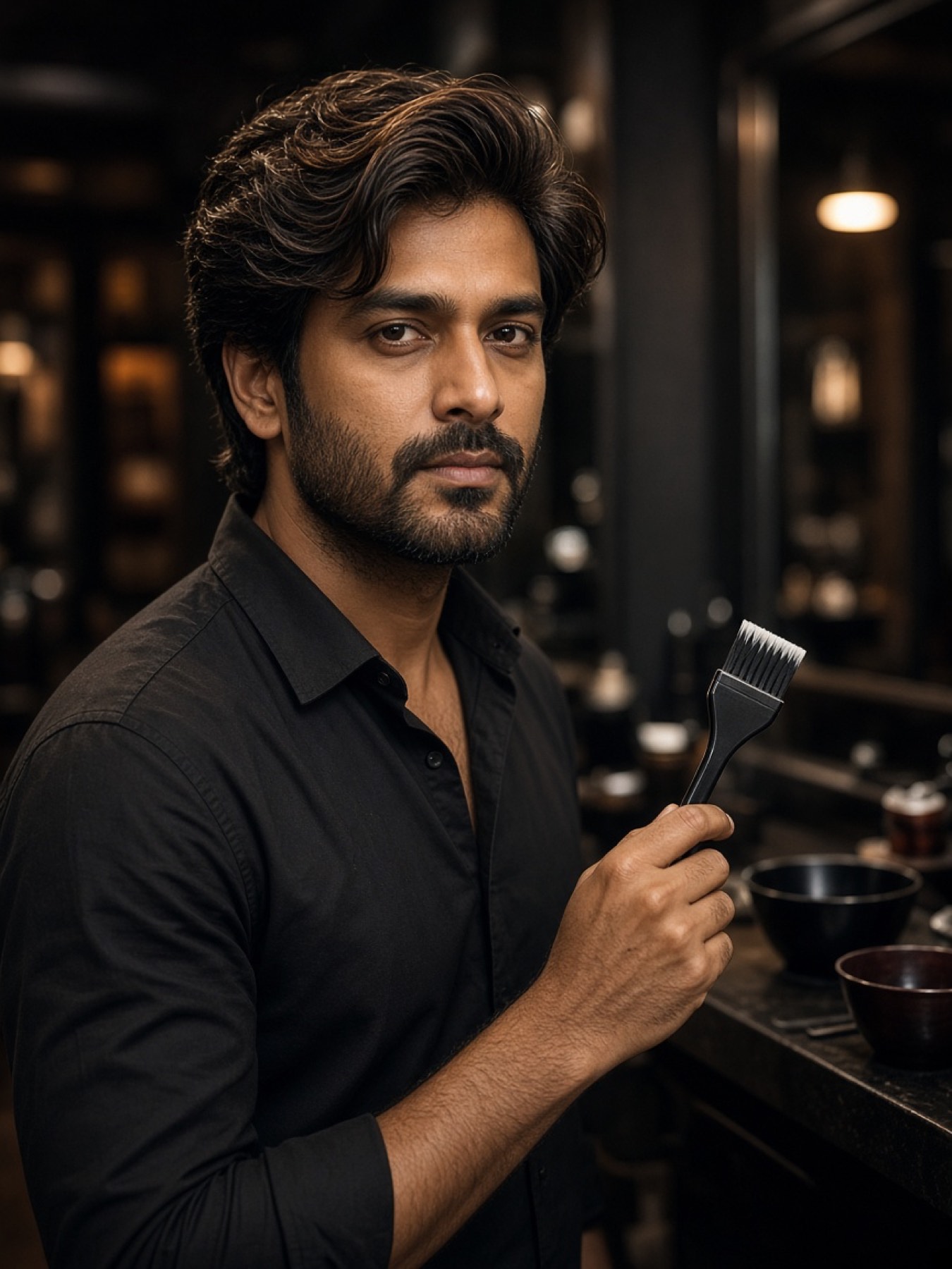 Sample portrait of color artist Omar Siddiqui