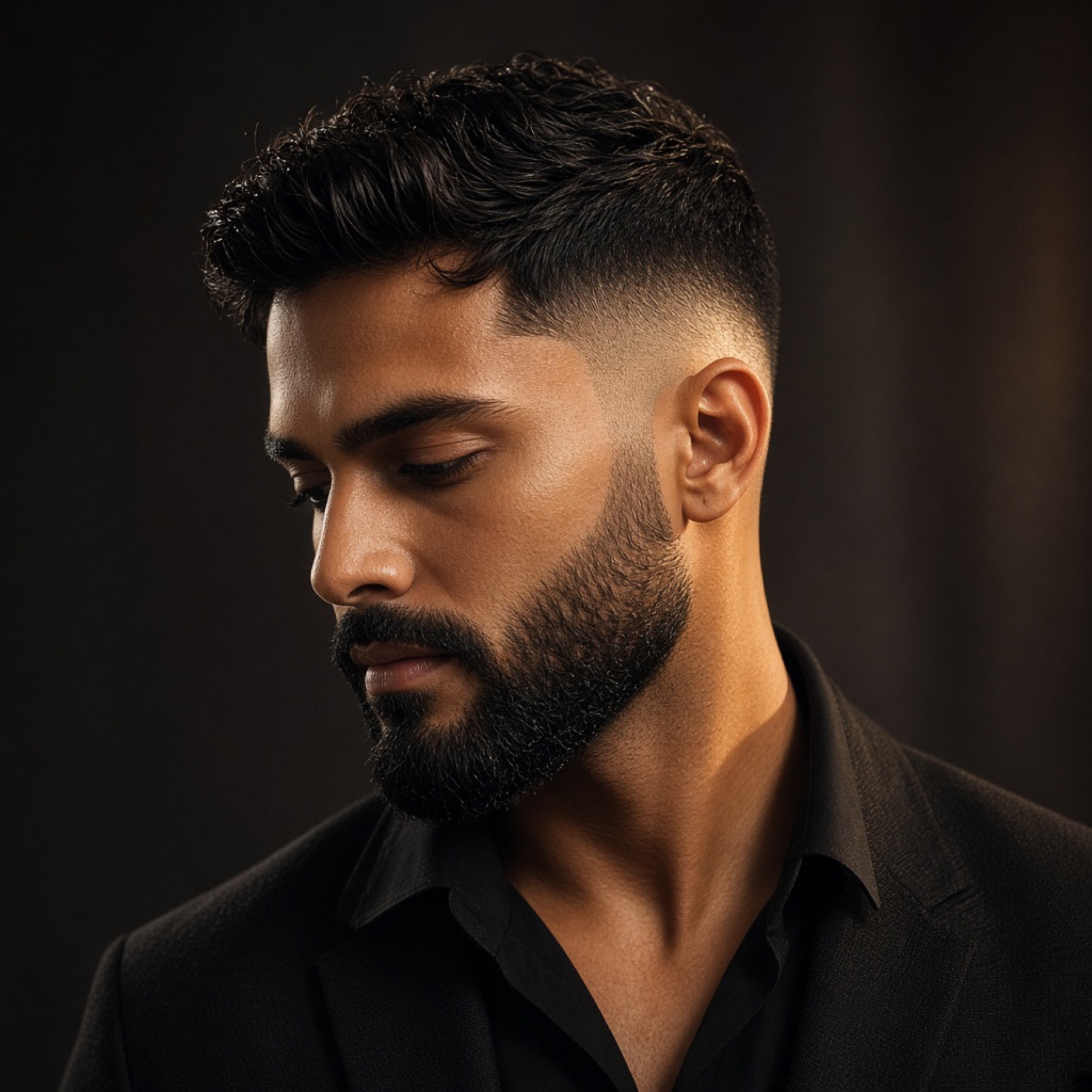 Sample editorial portrait after a groom